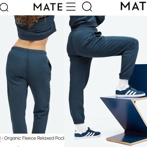 NWT MATE the Label Relaxed Organic Cotton Sweatpants